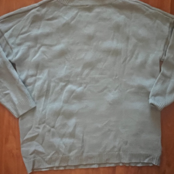 Ugly Christmas Sweater Collection Woman 1X Plus Scotty Dogs Blue snow pomp pom - Picture 9 of 15